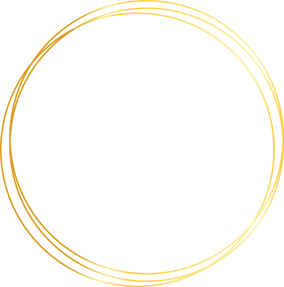 Circle  gold shape abstract frame border background element